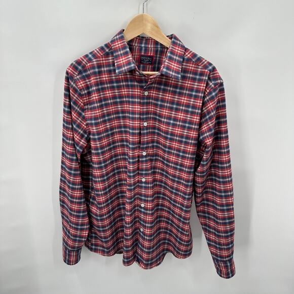 UNTUCKit Radda Slim Fit Flannel Plaid Button Down Shirt // XL - Picture 3 of 11